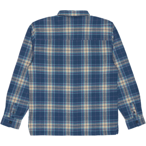 2026 Billabong Mens Offshore Flannel Shirt EBYWT03033 - Dark Denim